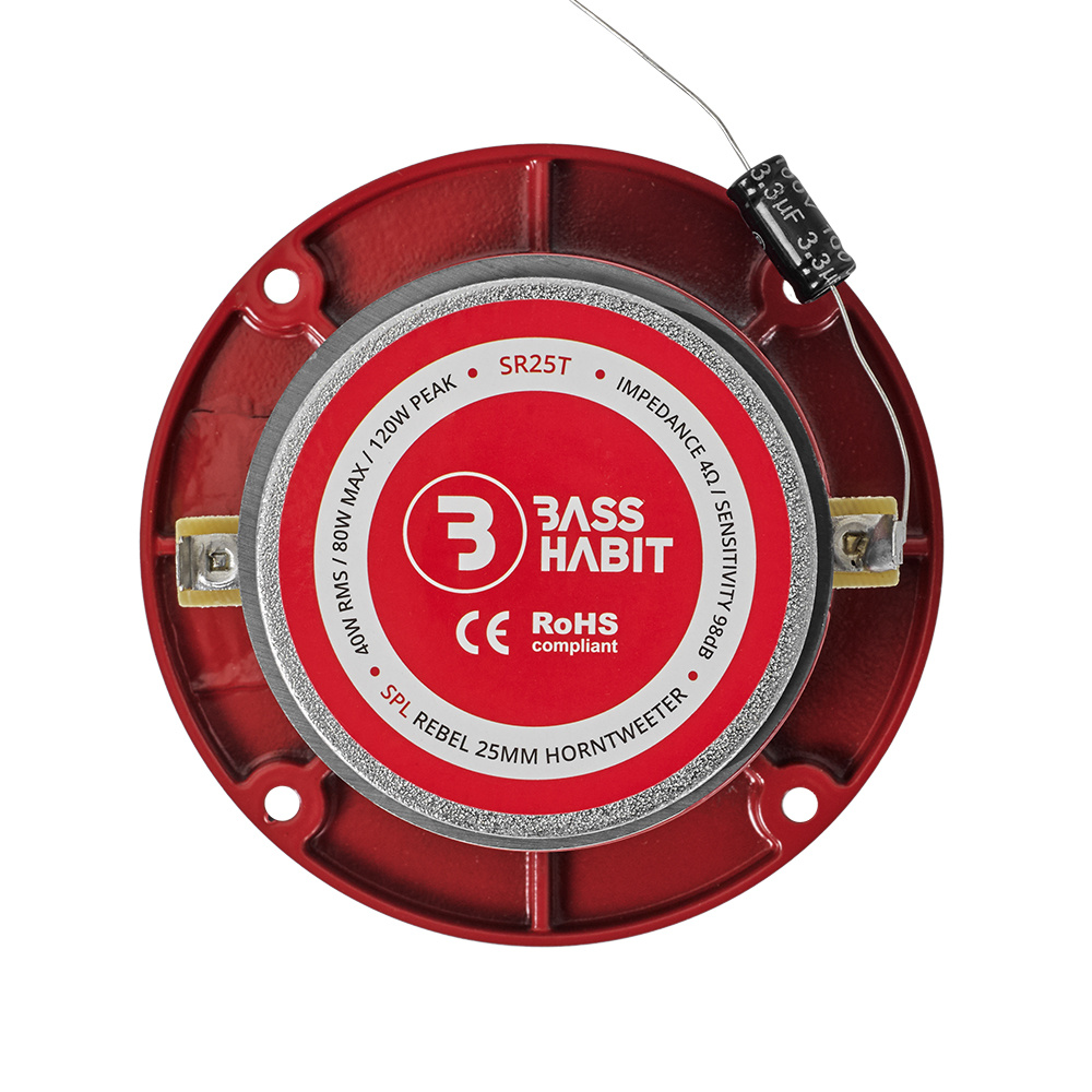 Bass Habit Rebel SR165M SR25T:llä ja tyhjä raggarplanka