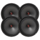 4-pack Bass Habit Rebel SR200M, 8 tuuman keskiäänikaiuttimet 4-pack Bass Habit Rebel SR200M, 8 tuuman keskiäänikaiuttimet
