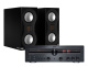 Magnat MR780 & Monitor Audio Studio svarta, stereopaket Magnat MR780 & Monitor Audio Studio svarta, stereopaket