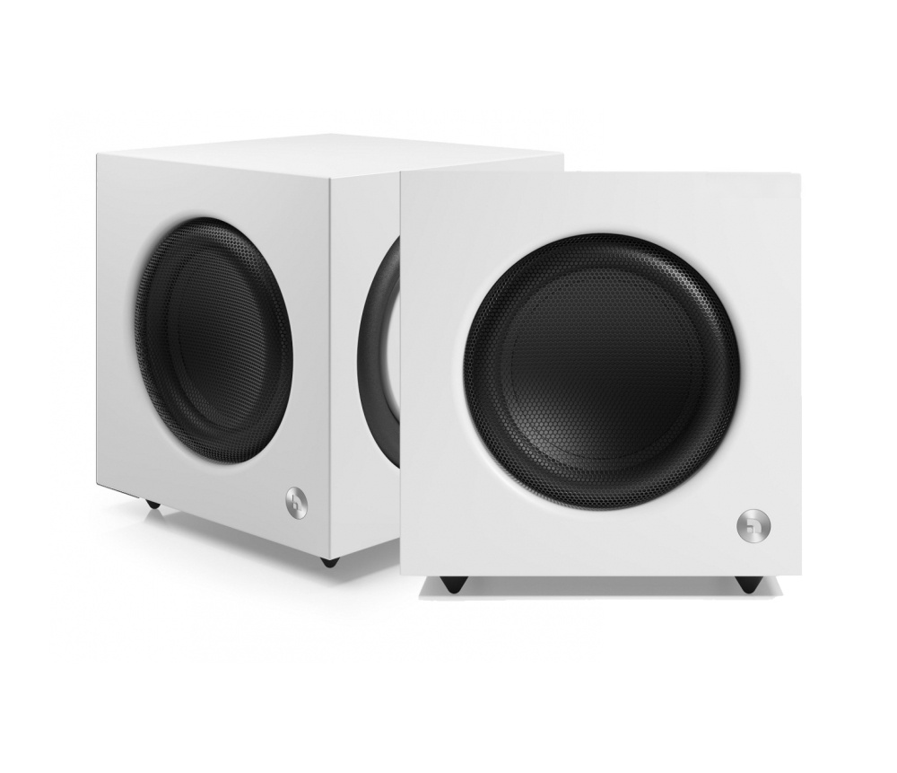2-pakka Audio Pro SW10, aktiivinen subwoofer valkoinen
