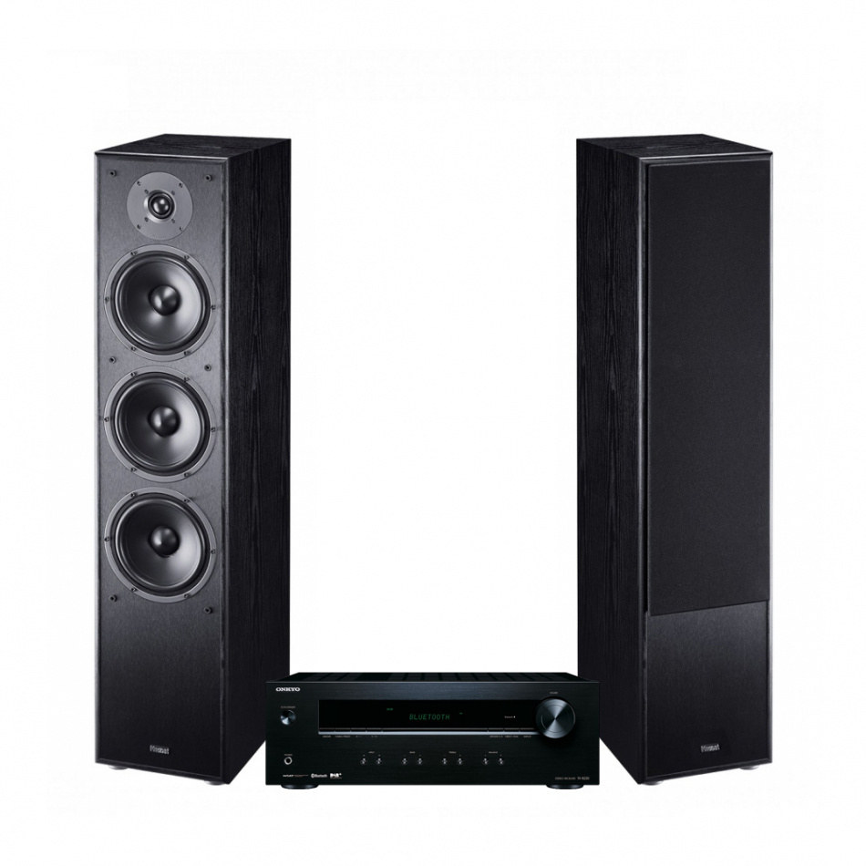 Onkyo TX-8220 & Magnat Monitor S70, 2.0 stereopaketti
