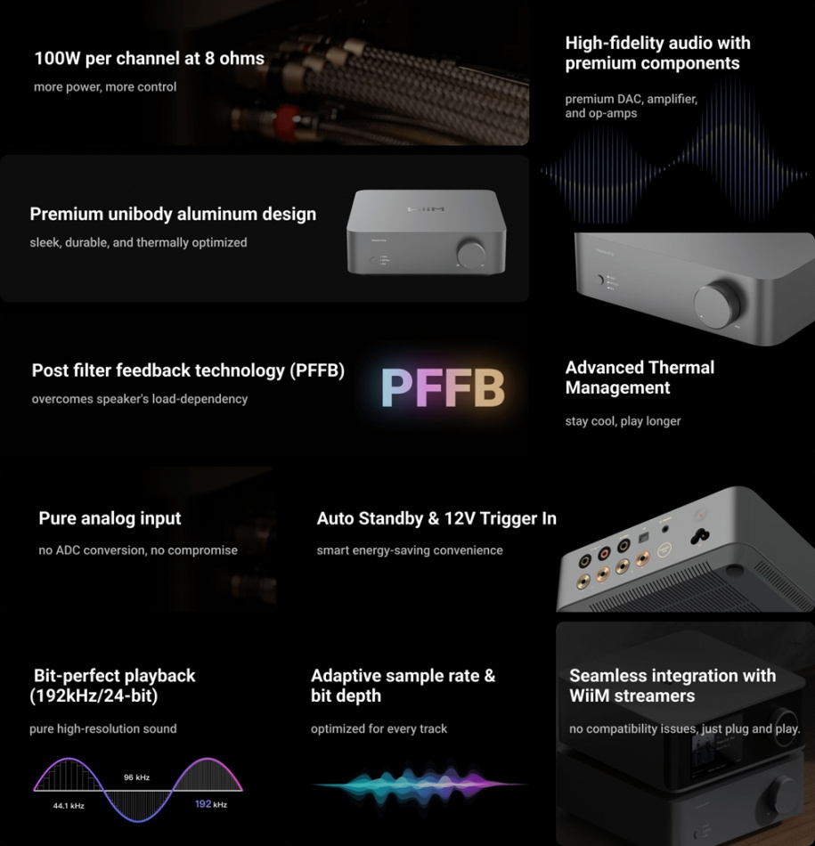 WiiM Vibelink Amp & Dynavoice Challenger M-105 EX v4, stereopaketti