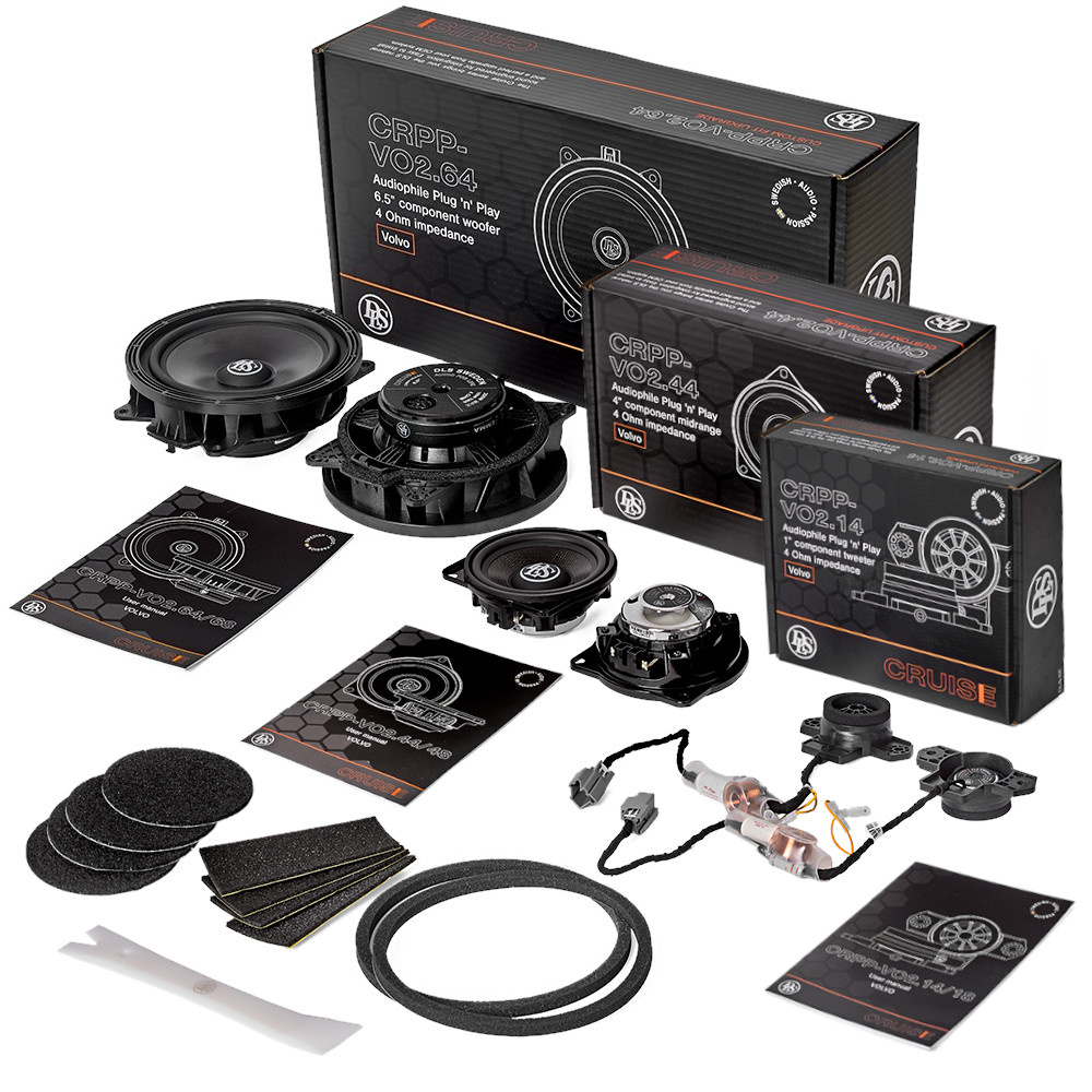 DLS Etujärjestelmä Volvo 2014> Harman/Kardon tai Bowers & Wilkins kanssa