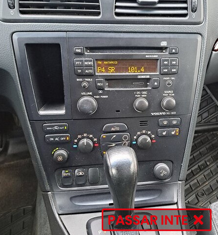 Asennuspaketti Volvo V70/S60 2005-2007 & GAS GMA252BTR