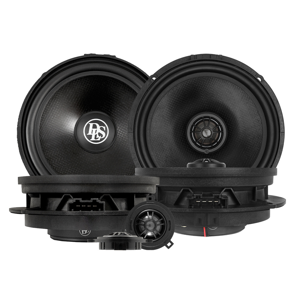 DLS Kaiutinpaketti VW:lle, SEAT:lle ja Skodalle etu- ja takaluukkuihin