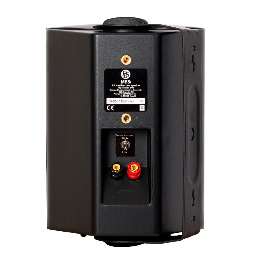 Dayton Audio WB40A & 2 paria DLS MB5i, musta