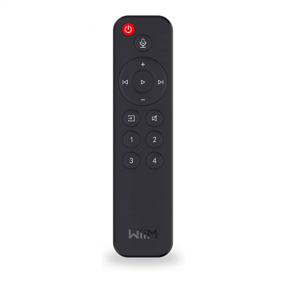 WiiM Pro WiiM Voice Remote -kaukosäätimellä