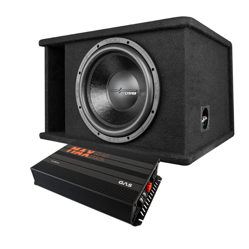 DS18 ZR112LD ja GAS MAX A2-800.1D, bassopaketti