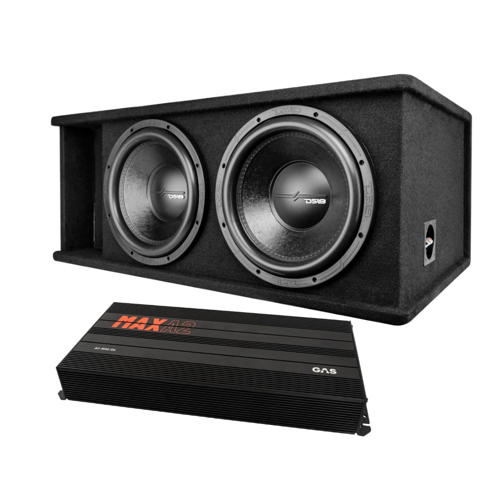 DS18 ZR212LD GAS MAX A2-1500.1DL:llä, raskas bassopaketti