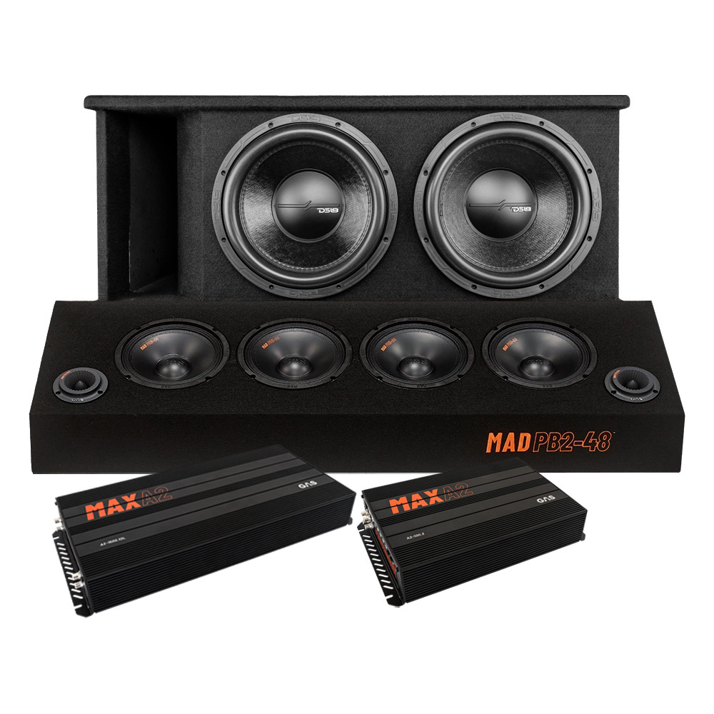 DS18 ZR212LD GAS MAD PB2-48:lla, raskas raggaripaketti