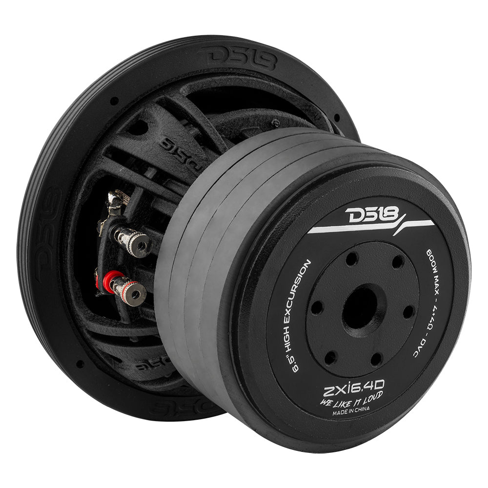 4-pack DS18 ZXI6.4D & GAS MAX PA1-1500.1DZ2, bassarja