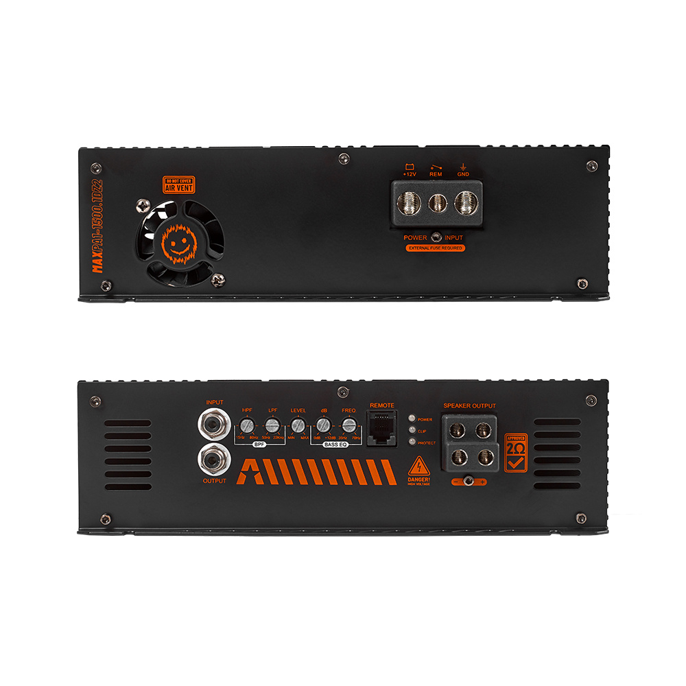 2-pack DS18 ZXI8.2D & GAS MAX PA1-1500.1DZ2, bassopaketti