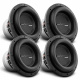 4-pack DS18 ZXI8.2D, pitkäiskuiset 8 tuuman bassokaiuttimet 4-pack DS18 ZXI8.2D, pitkäiskuiset 8 tuuman bassokaiuttimet